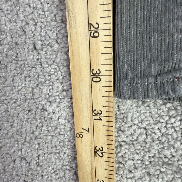 J Crew Pants Men’s 32x30 Gray Slim Straight Corduroy Casual Business - Picture 6 of 9